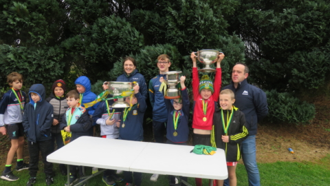 Ajay and Emma-Jane Bring Minor Trophies to Páirc Colmcille